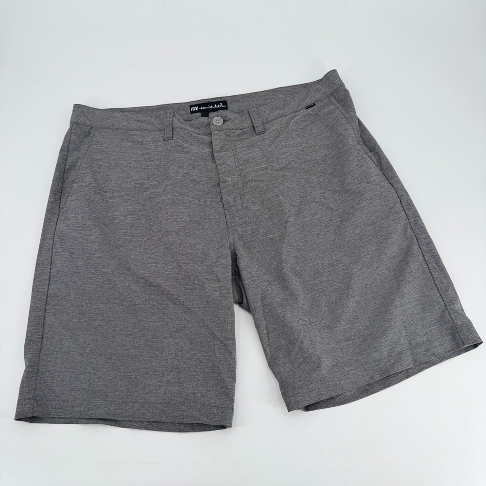 Travis Mathew Grey Hybrid Shorts 9” 38